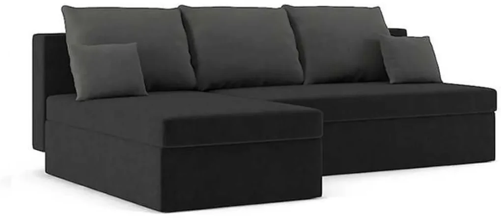 Rohová rozkladacia sedačka SUNNY,200x75x140,haiti 14/haiti 17,ľavá