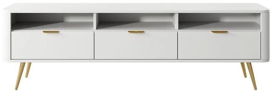 TV skrinka/stolík Ovenia O1  (biela). Akcia -20%. Vlastná spoľahlivá doprava až k Vám domov. 1099066