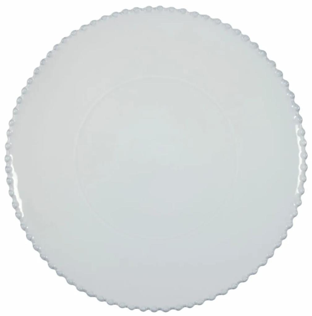 Biely servírovací tanier Pearl, 33 cm, COSTA NOVA - 2ks