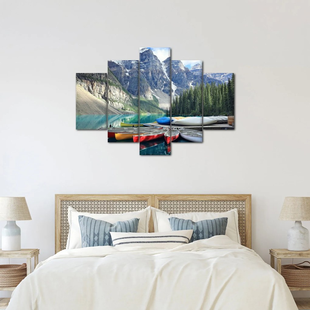Obraz - Moraine Lake (150x105 cm)