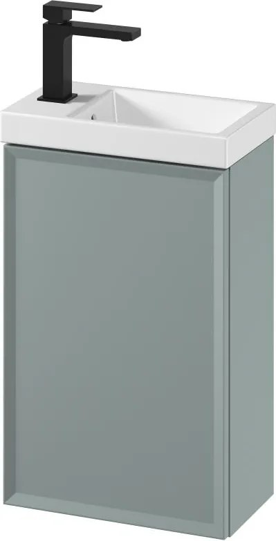Cersanit S801-570 -Závesná kúpeľňová skrinka s umývadlom MILLE 40x22 cm mentolová