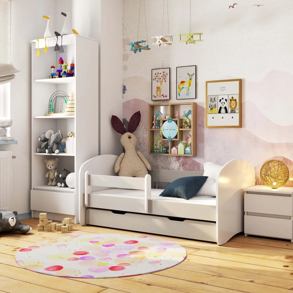 Detská posteľ SMILE 180x90 sivá