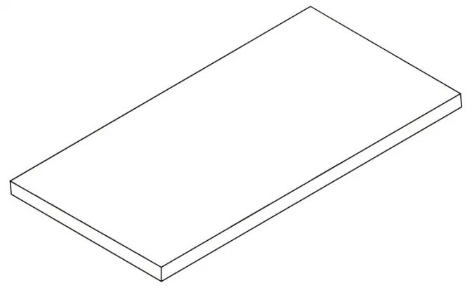 Laminovaná polica pre ELEMENT SYSTEM, 1200 x 200 mm, biela