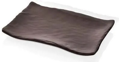 KULSAN TERRA MELAMÍNOVÝ TANIER 34X26,6CM TMAVOHNEDÝ
