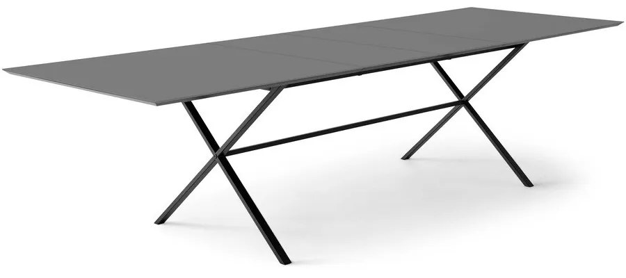 Antracitový rozkladací jedálenský stôl 100x210 cm Meza – Hammel Furniture