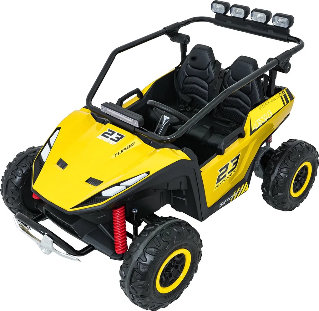 Ramiz Elektrická bugina TURBO 23 pre deti žltá