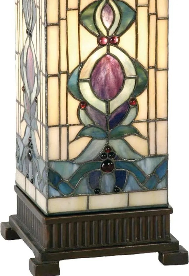 Stolná lampa Tiffany Alloment - 18*45 cm 1x E27 / Max 40W
