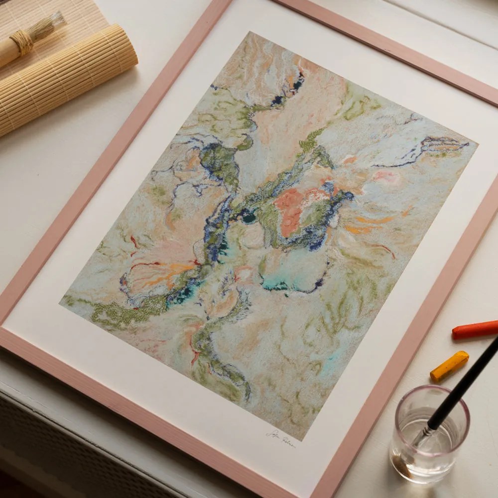 The Poster Club Plagát Quiet Bloom by Sofia Rebecca Iversen 50x70