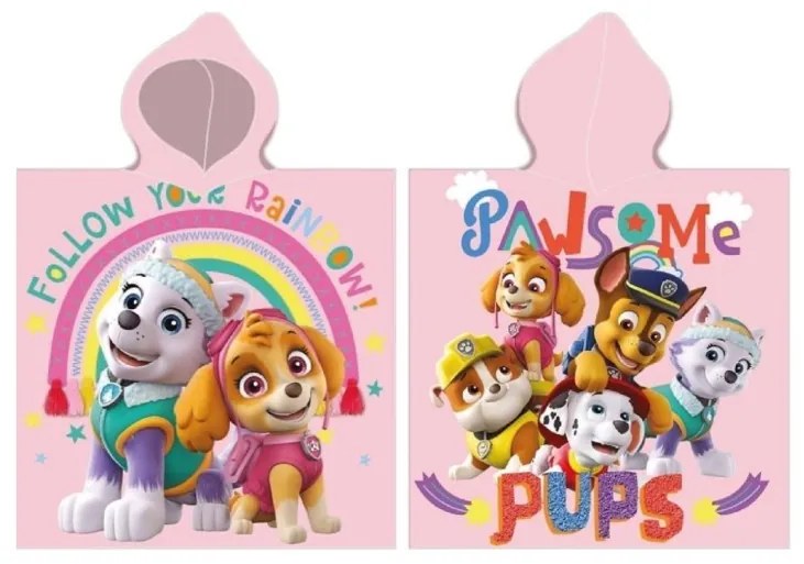 Detské pončo Labková Patrola FARO