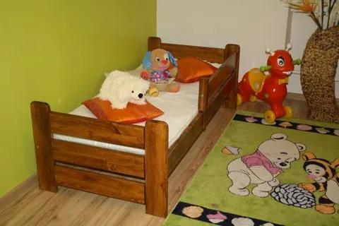 OVN Detská posteľ KUBUS 80x160 dub+rošt