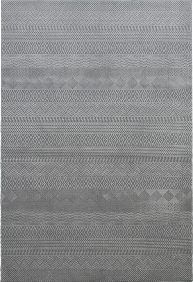 Koberec Zurich 1901 GREY – sivý obdĺžnikový koberec so vzorom Rozmer: 160x230 cm