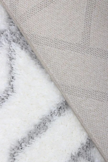 Koberec BOHO 654 sivý / krémový