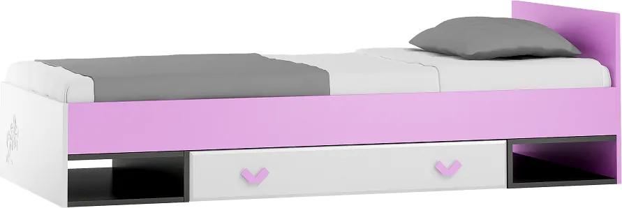 MAXMAX Detská posteľ so zásuvkou - FLOWER TYP A 200x90 cm