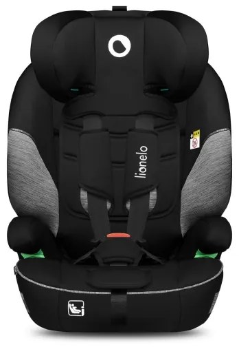 Lionelo - Autosedačka LEVI i-Size 76-150 cm čierna/sivá