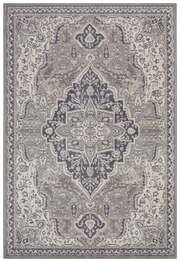 Kusový koberec Terrain 105604 Orken Grey Cream, 160x235, šedá, obývacia izba, Hanse Home