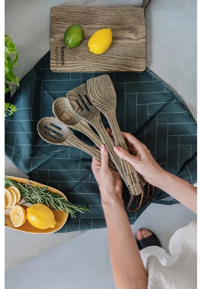 Drevená súprava kuchynského náčinia 4 ks Rustic – Bonami Selection