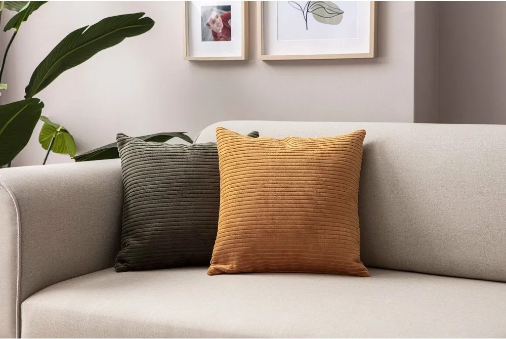 Menčestrové obliečky na vankúše v súprave 2 ks 43x43 cm – Mioli Decor