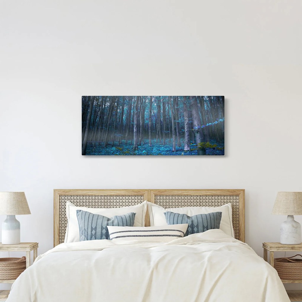 Obraz - Magický les (120x50 cm)