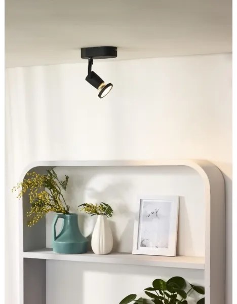 Lucide 11903/05/30 - LED bodové svietidlo JASTER-LED 1xGU10/5W/230V čierne