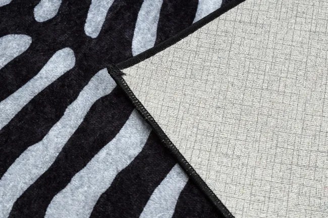 Koberec MIRO 51331.803 zebra, čierny / biely