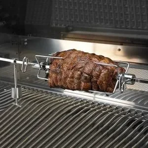 Plynový nerez BBQ gril + bočný horák WELLINGTON + el. ihla-ražeň ZADARMO