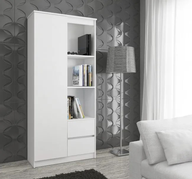 Regál R11 R80 1D 2SZ CLP biely