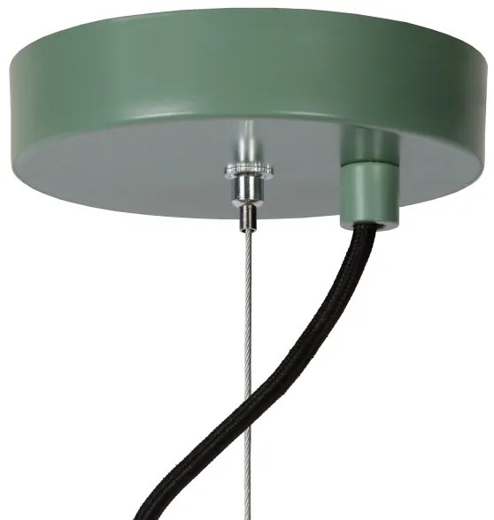 Lucide 45449/76/37 - Luster na lanku ELODIE 3xE27/40W/230V tyrkysová