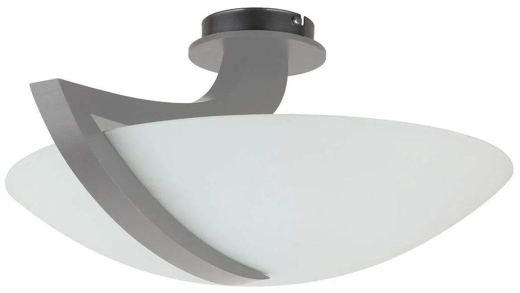 Stropné prisadené osvetlenie VINCI, 3xE14, 40W, 54cm, guľaté, sivé Keter lighting VINCI 200