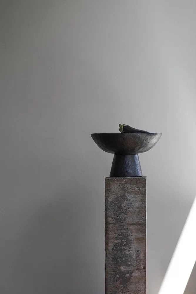 Čierna/slonovinová kameninová misa ø 31,5 cm By Hand – Mette Ditmer Denmark