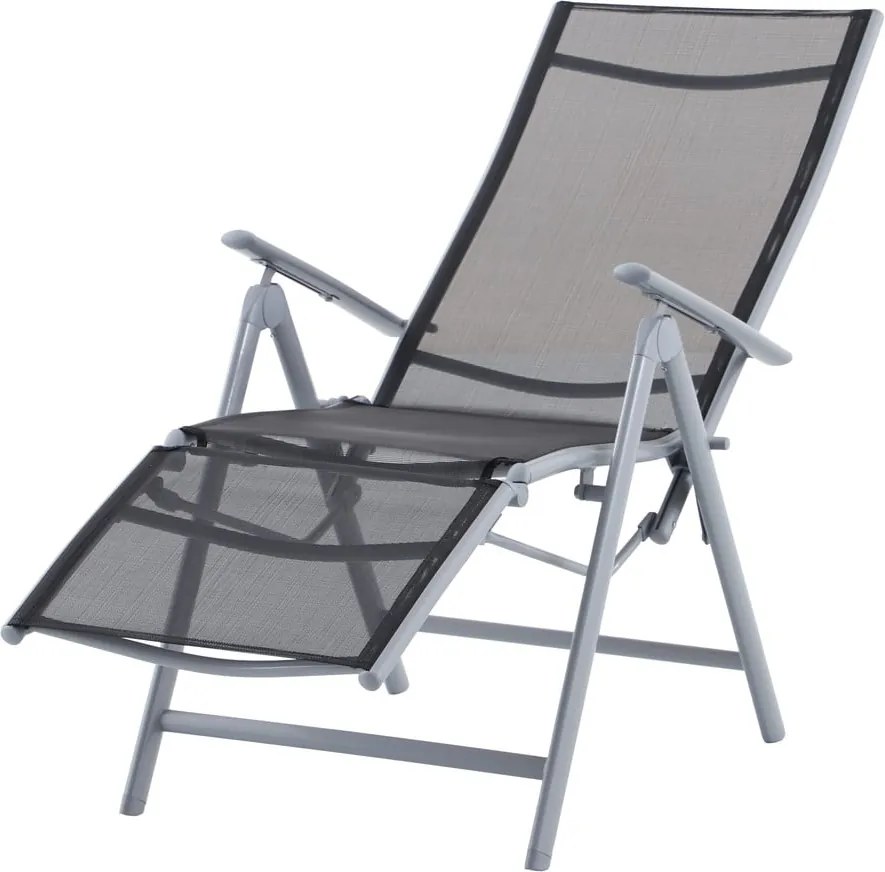 Čierna kovová záhradná stolička Ariola – Garden Pleasure