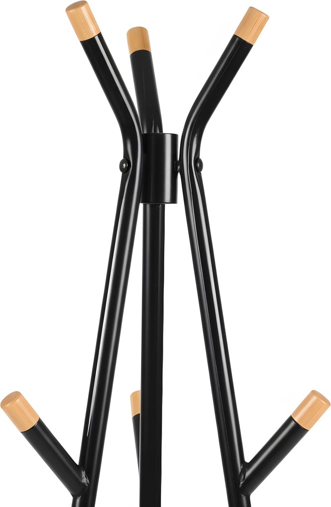 Předsíňový věšák ELIAN černý