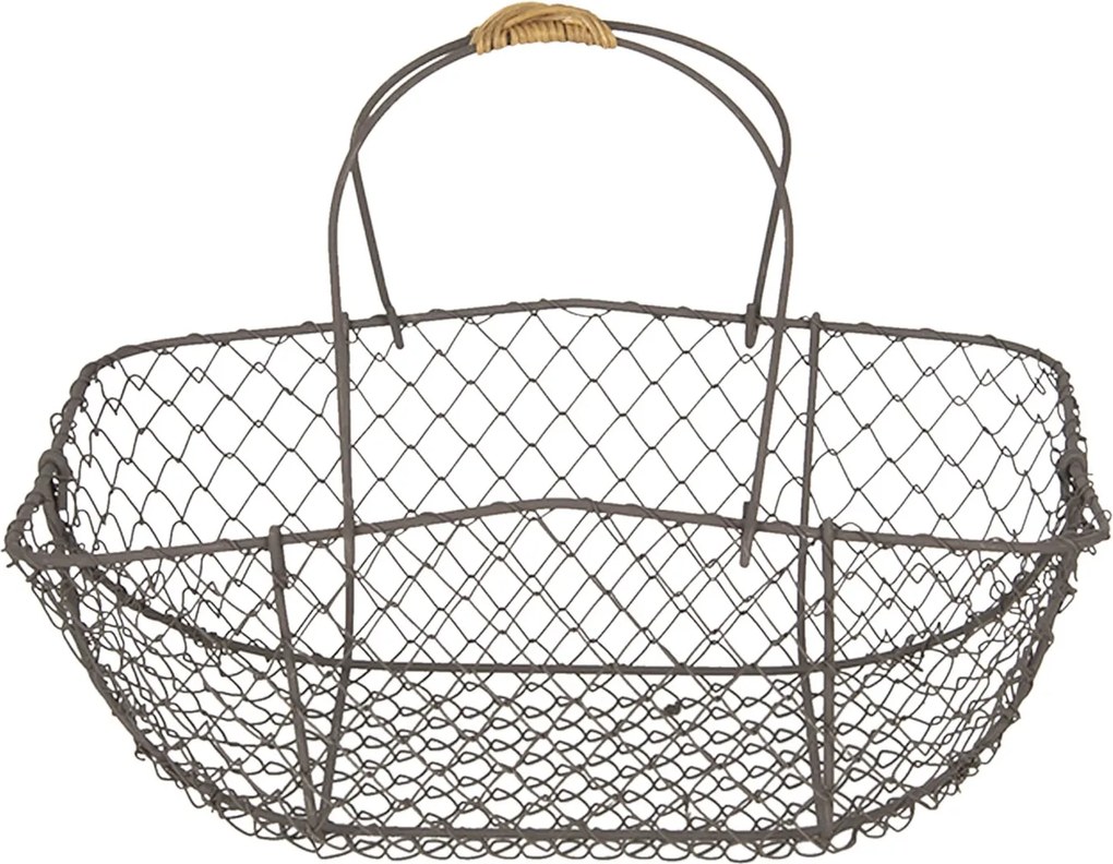 Set 4 drôtených košíkov s ušami Filaire - 38 * 28 * 15 * 36/34 * 23 * 32/31 * 20 * 27/27 * 17 * 24 cm