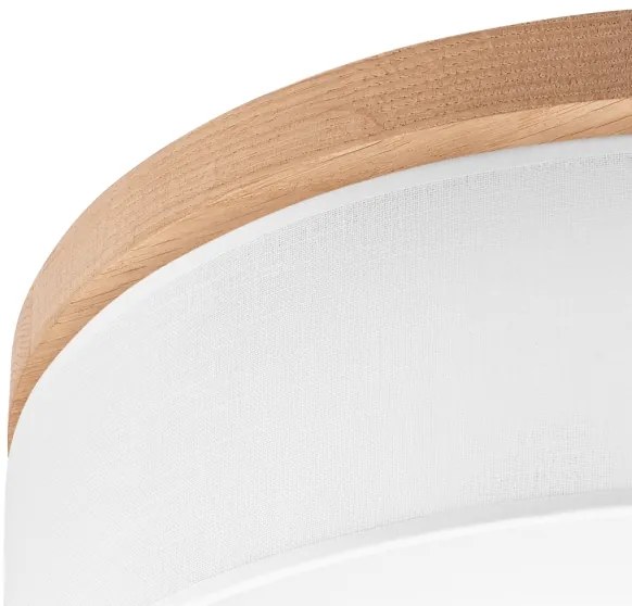 Brilagi - LED Stropné svietidlo BELLADONNA 3xE27/15W/230V pr. 50 cm biela/dub