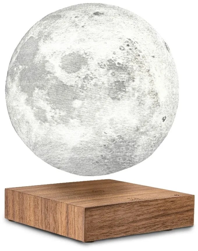Hnedá LED stolová lampa (výška 14 cm) Moon – Gingko