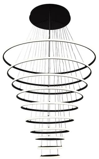 LED Stmievateľný luster na lanku LED/365W/230V 3000-6500K + diaľkové ovládanie