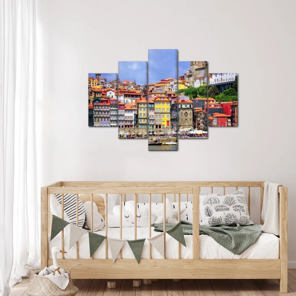 Obraz - Ribeira, Portugalsko (150x105 cm)