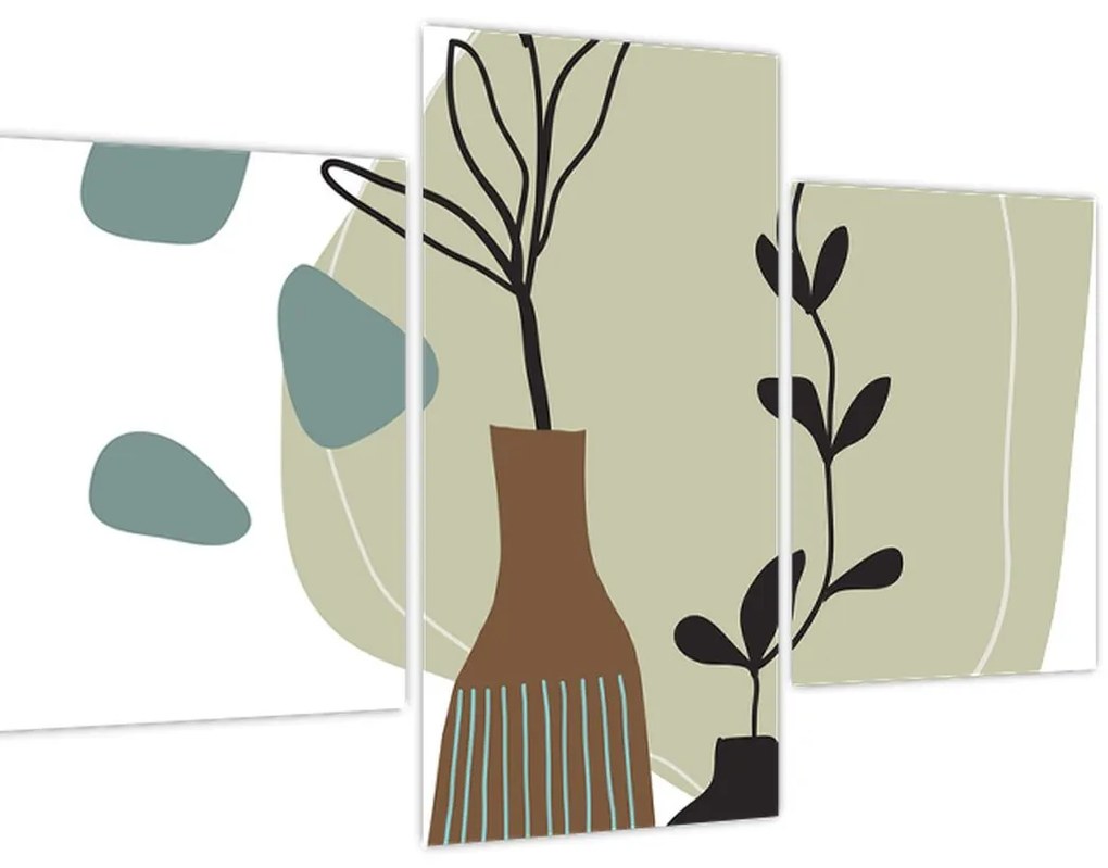 Obraz - Kvety vo váze N⁰2 (90x60 cm)