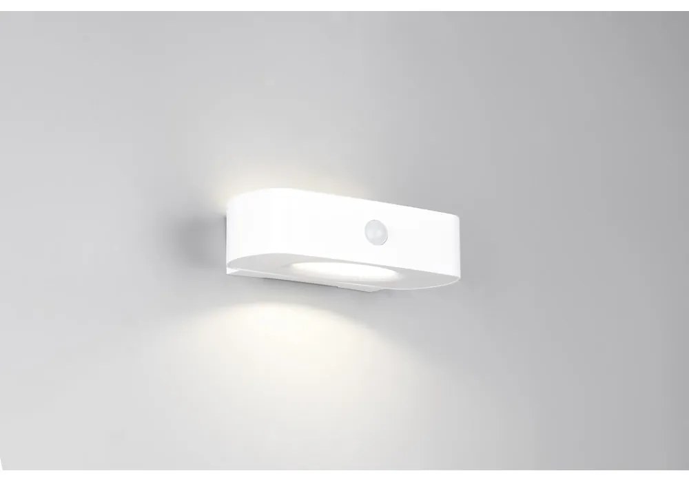 LED nástenné solárne vonkajšie svietidlo (výška 6 cm) Bilbao – Reality