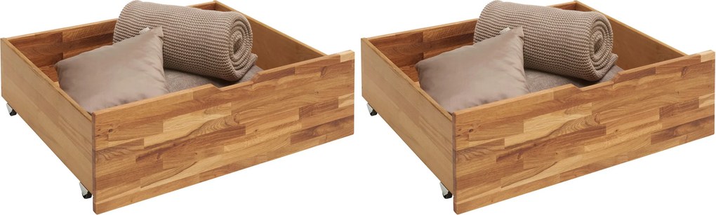 XXXLutz SADA ZÁSUVIEK POD POSTEĽ, 83/29/68 cm, divoký dub Carryhome - Postele - 002730001603