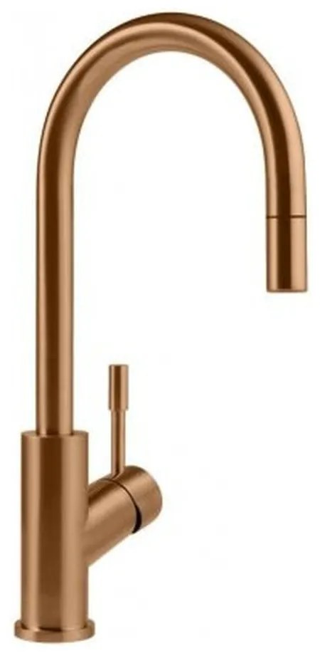 Villeroy & Boch Umbrella Flex - Drezová batéria stojanková s výsuvnou sprchou, bronz 92540004