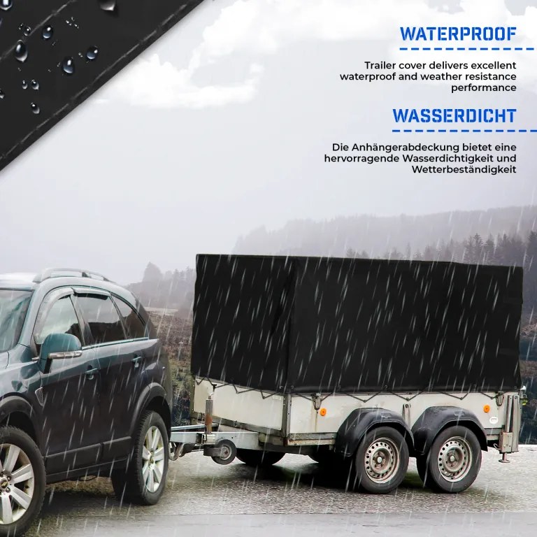 Prepravná plachta na vozík 500 g/m2 čierna