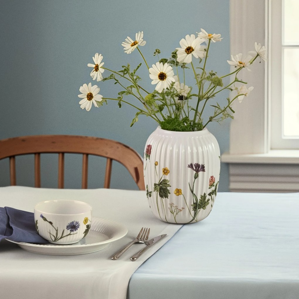 KÄHLER Porcelánová váza Hammershøi Wild Flowers 21 cm