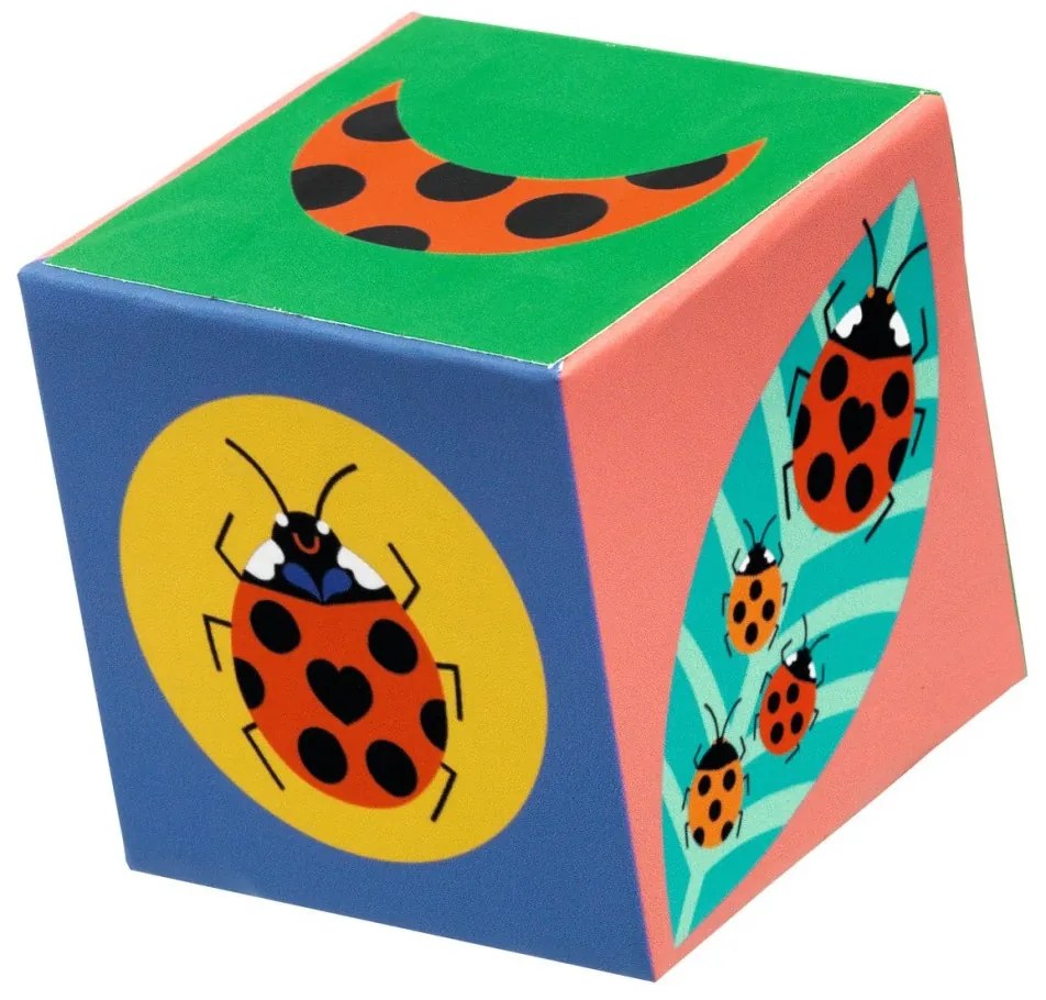 Skladacie kocky pyramída - divoké zvieratá