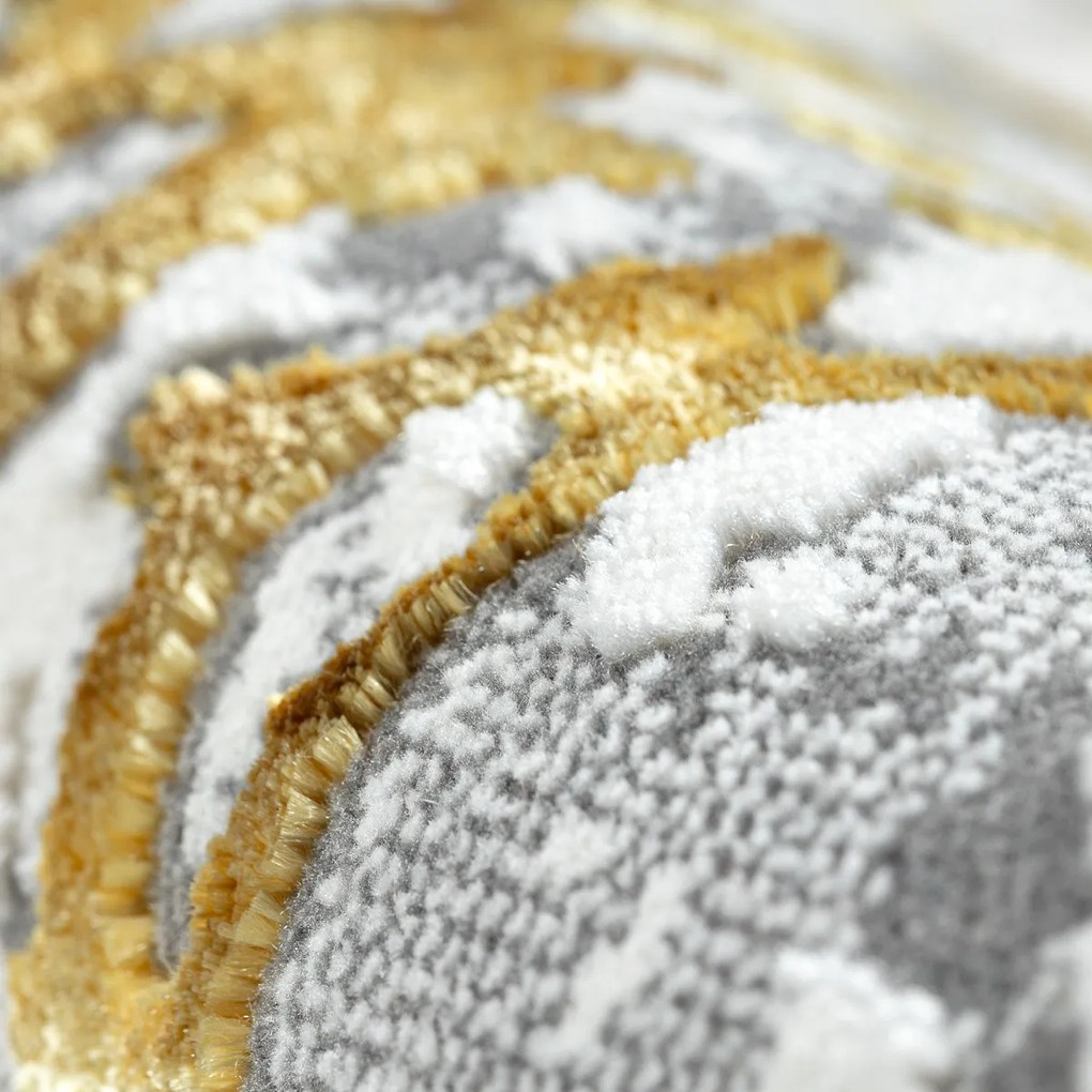 Dywany Łuszczów, Kusový koberec Allure 1961 gold/white, 180x270, žltá, kancelária