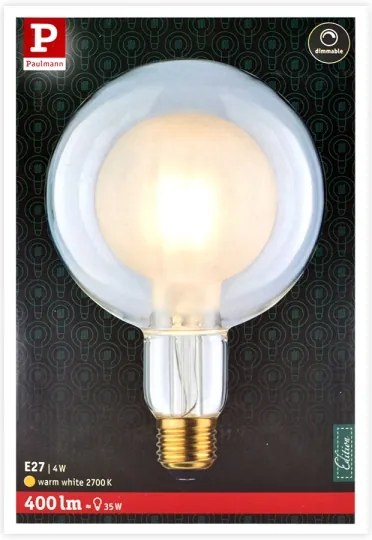LED Žiarovka  SHAPE G125 E27/4W/230V 2700K - Paulmann 28764