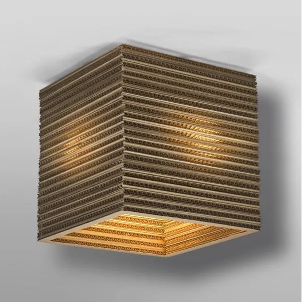 Ledvance - Stropné svietidlo DECOR CARDBOARD 1xE27/15W/230V 25x25 cm