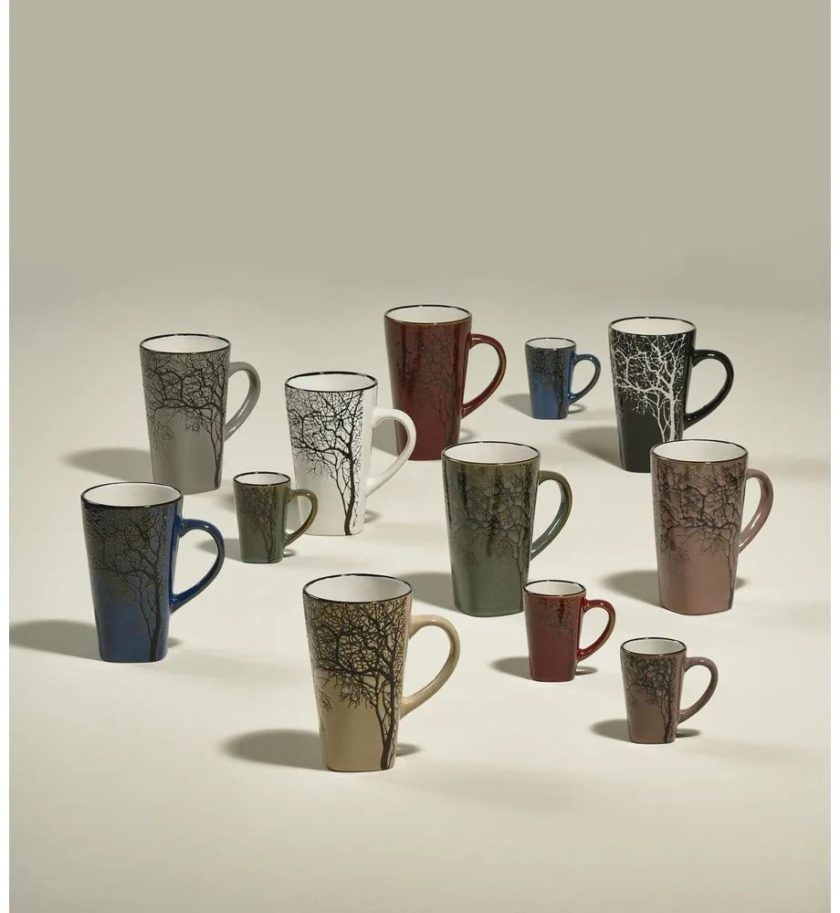 Zelené hrnčeky na espresso z kameniny v súprave 4 ks 100 ml Hela – Villa Collection