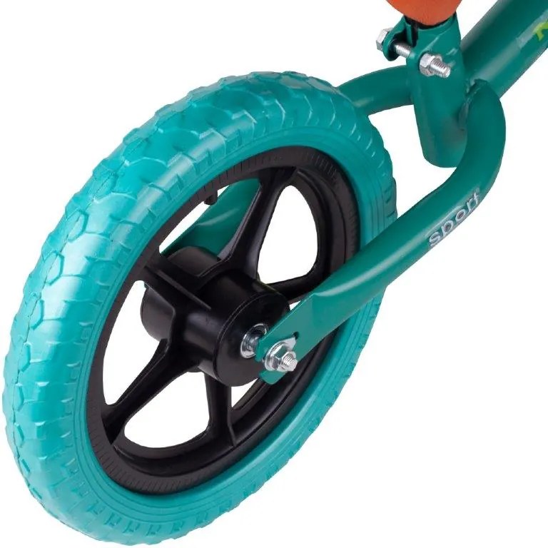 KIK Detský bežecký bicykel zelený