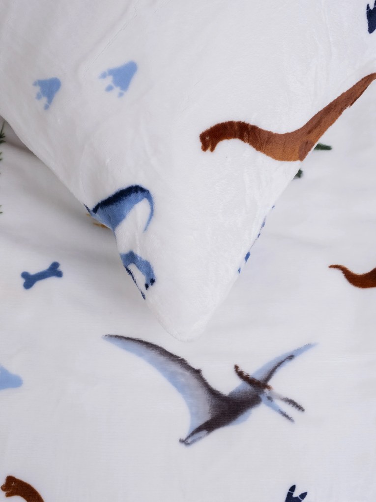 Obliečka na vankúš mikroplyš Exclusive 50 × 70 cm - Dinosaury