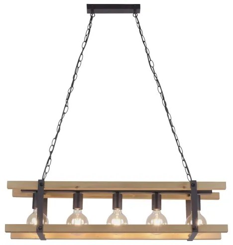 Leuchten Direkt 15685-79 - Luster na reťazi EDITH 5xE27/60W/230V